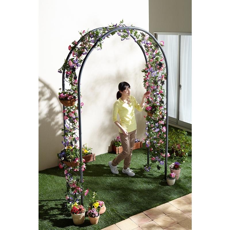 ガーデンアーチ 大型 アイアン 高さ240cm バラ用アーチ 庭 おしゃれ ローズアーチ ガーデニング 園芸 イングリッシュガーデン パーゴラ フェンス ゲート ダントツonline Yahoo 店 通販 Yahoo ショッピング