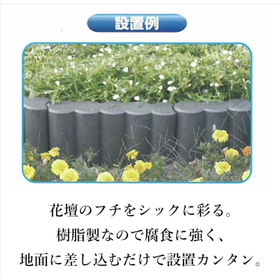 新生活 庭 仕切り材 16個セット 花壇 ガーデンプラブロック フェンス ガーデンブロック 庭園 フチ 縁石 ウッド調 樹脂 プラスチック モダン シック プランター 安全興業 Supplystudies Com