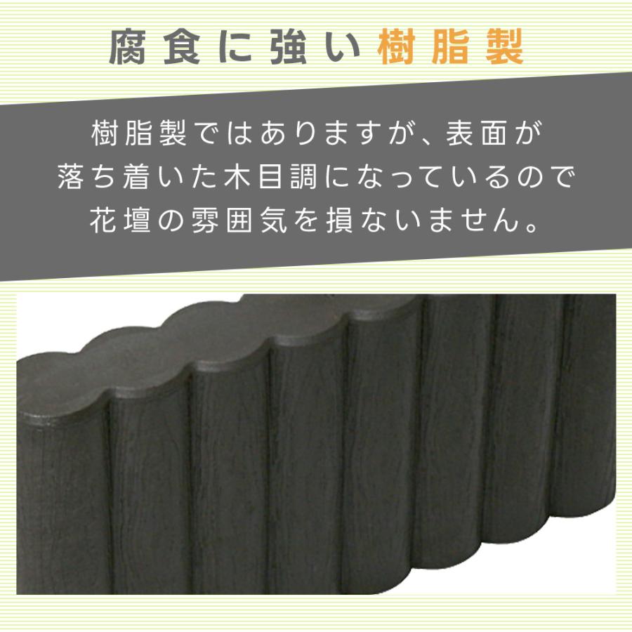 ガーデンブロック L01 5個セット 高さ19cm 厚み9cm 庭 仕切り材 花壇
