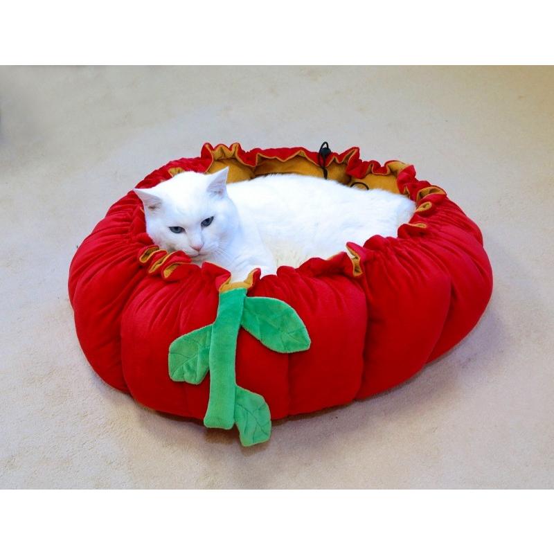 猫 ベッド 夏野菜 かわいい トマト キャットベッド 愛猫用 すっぽり 猫用ベッド おしゃれ キャットソファ 猫用ソファ Yahoo!店 通販