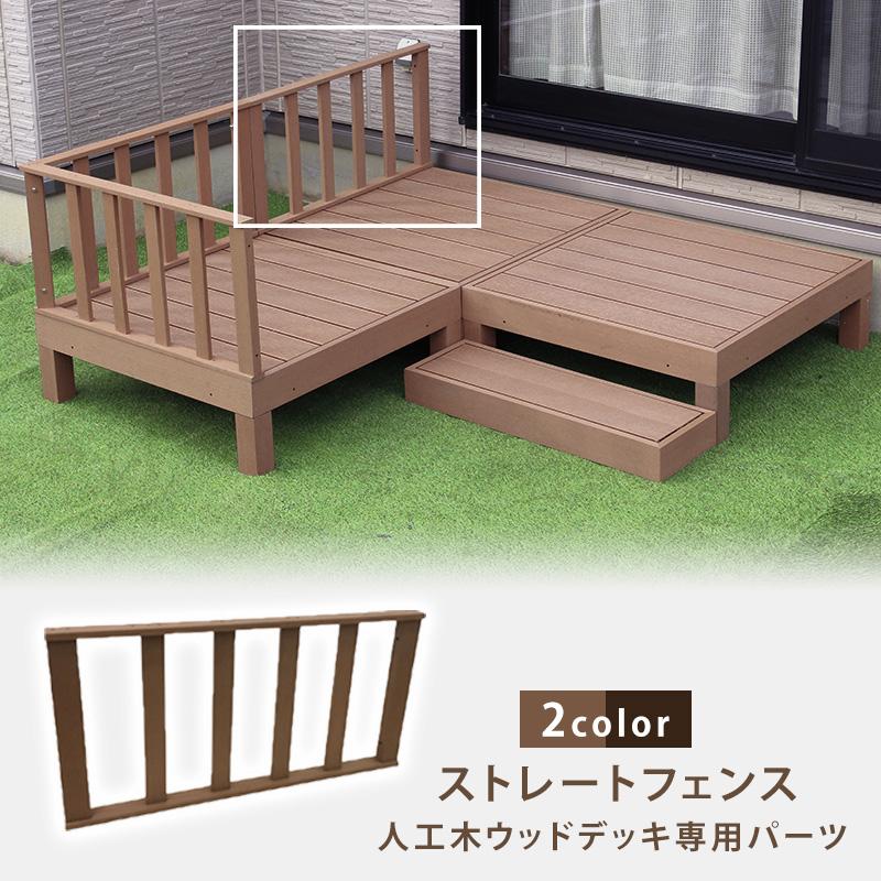 人工木ウッドデッキ専用 パーツ 固定用部品付き ストレート 人工木ウッドデッキ専用 パーツ 固定用部品付き ストレート