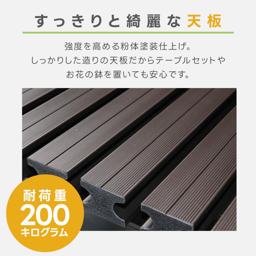 濡れ縁 高さと幅が選べる アルミ TZアルミデッキ おしゃれ 濡れ縁 高さと幅が選べる アルミ TZアルミデッキ おしゃれ