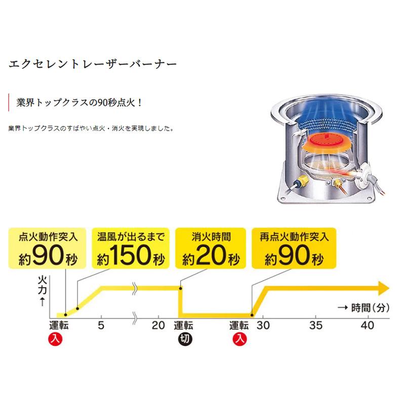 2023 トヨトミ FF式石油ストーブ FF-55NT カートリッジタンク式 ヒーター 石油ヒーター 石油ストーブ 暖房 省エネ TOYOTOMI｜dantotsu-online｜04