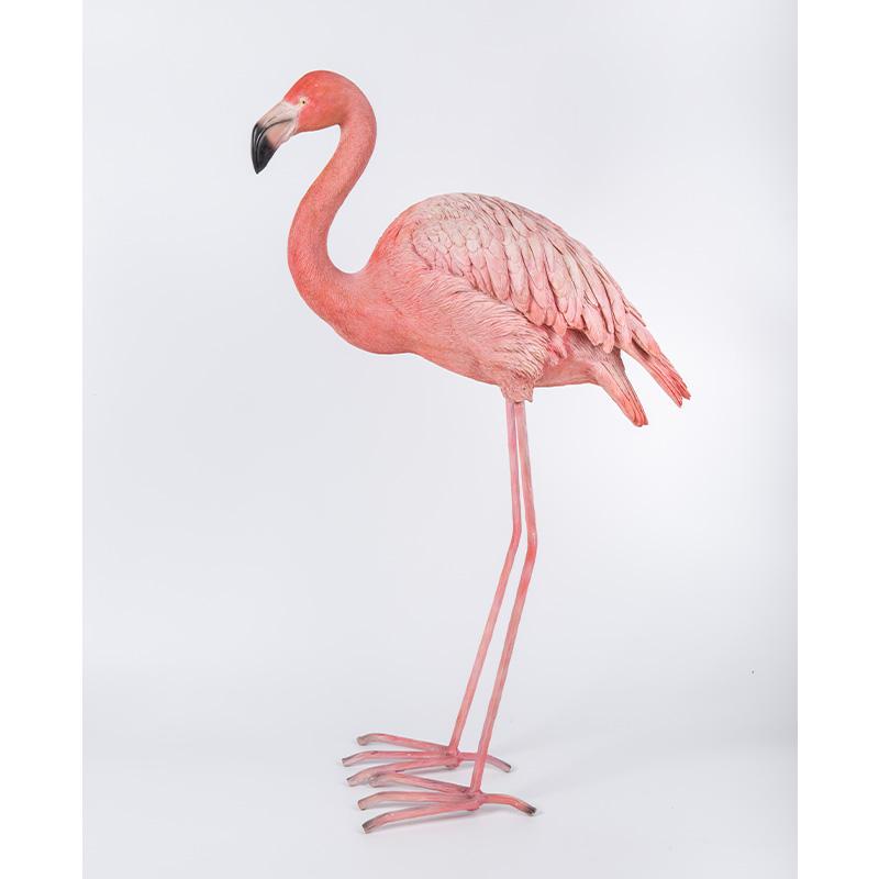 フラミンゴ 鳥 オーナメント ガーデンオーナメント 置物 置き物 園芸