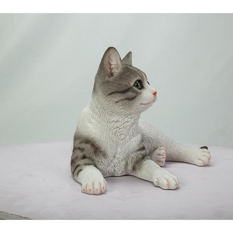 寝そべり猫 猫 ねこ ネコ オブジェ オーナメント ガーデンオーナメント