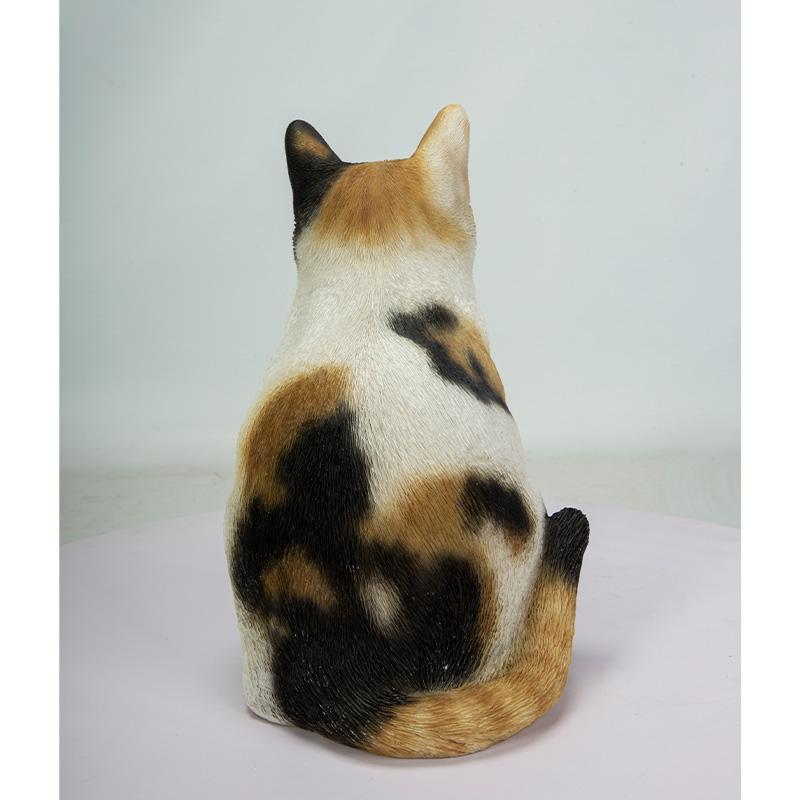 猫 ねこ お座り 座る オーナメント ガーデンオーナメント 置物