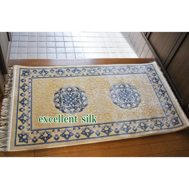 段通 エクセレントシルク段通 70×120cm ESD17 現品限り : 段通の専門店