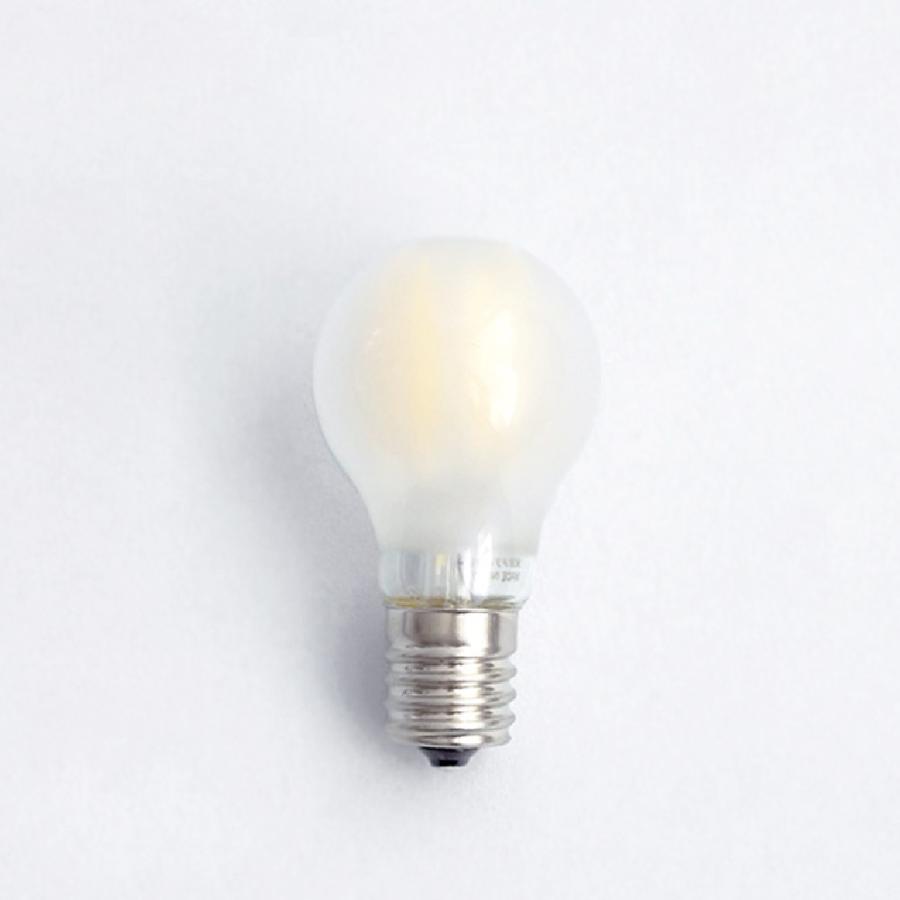 小型 LED電球 E17 乳白 40W相当 電球色 4.5W 照明器具 おしゃれ 省エネ エコ ランプ フィラメントが見えないタイプ かわいい インテリア照明｜dapper-s-room｜15