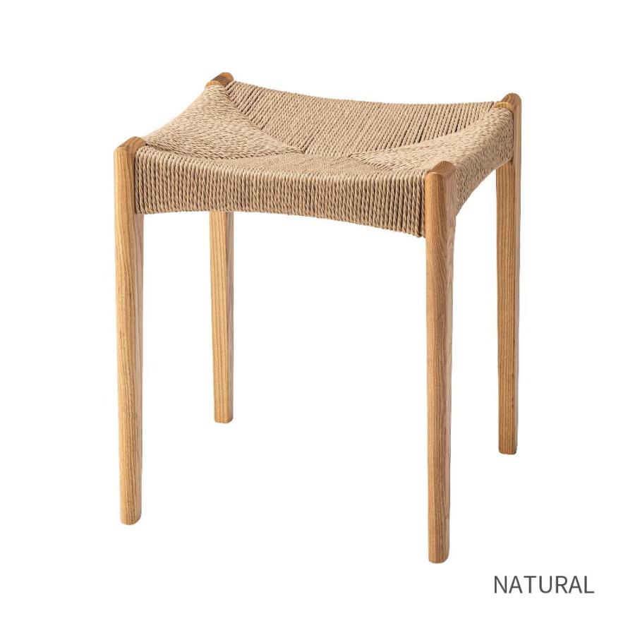 あお空　ヴィンテージ ペーパーコード 木製スツール1/2脚 KOMF papercode stool ペーパーコード スツール チェア おしゃれ