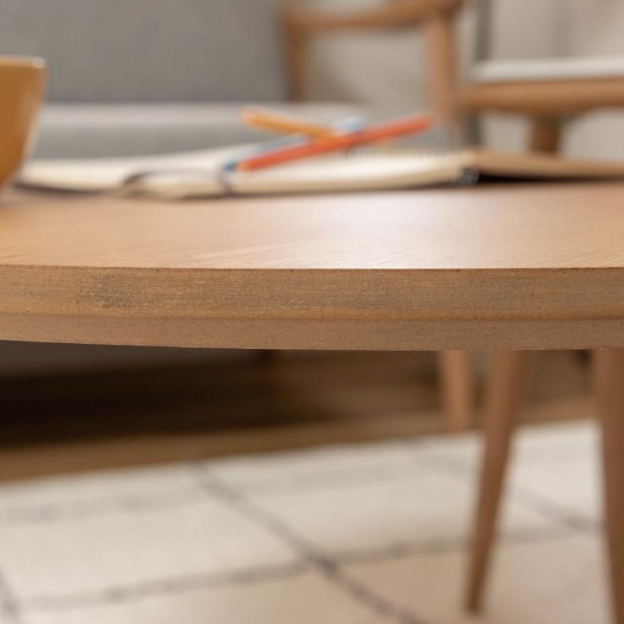Oak Round Table L オークラウンドテーブルL 直径70cm 高さ36cm 3本脚