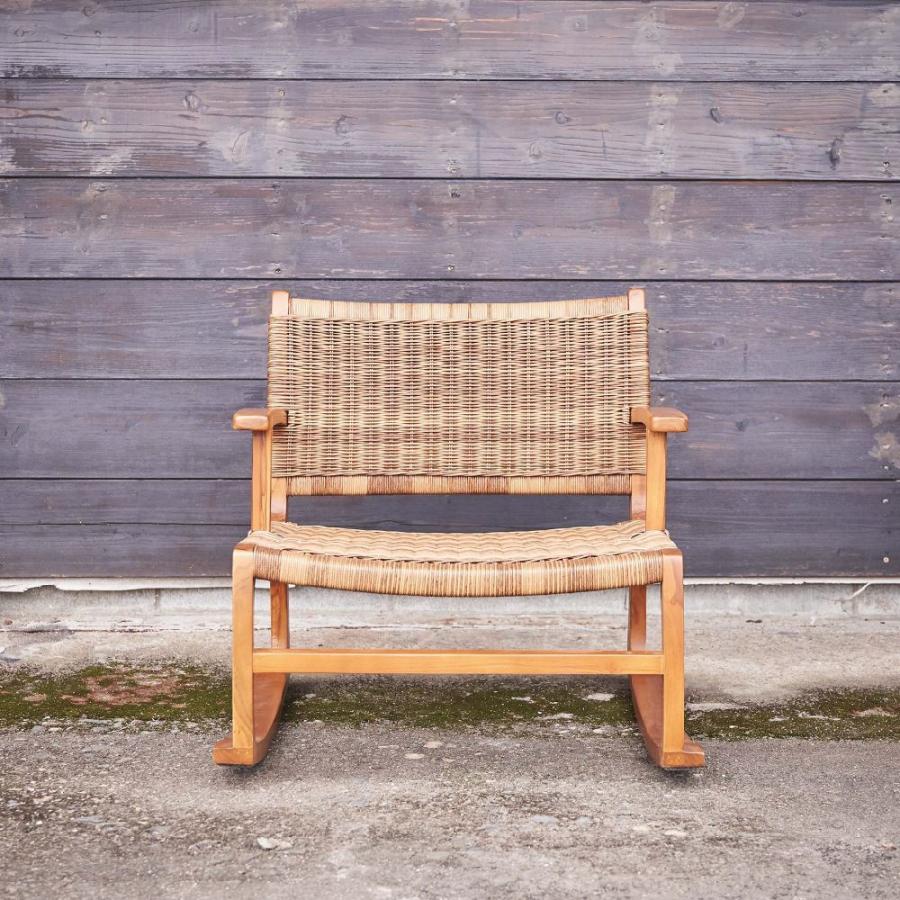 Teak Rockig Chair チーク ロッキングチェア 座椅子 ローチェア