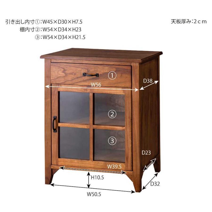Timber ミニキャビネット 幅60cm おしゃれ かわいい 収納 レトロ