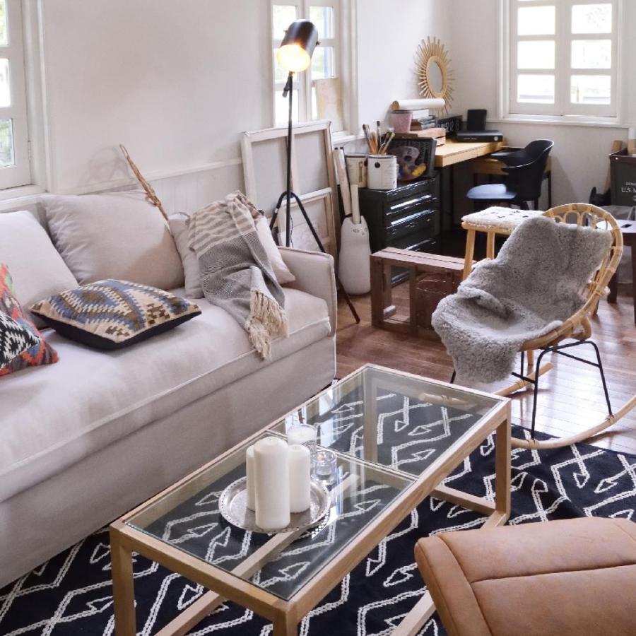 Nordic Simple Glass Table ノルディックシンプルガラステーブル