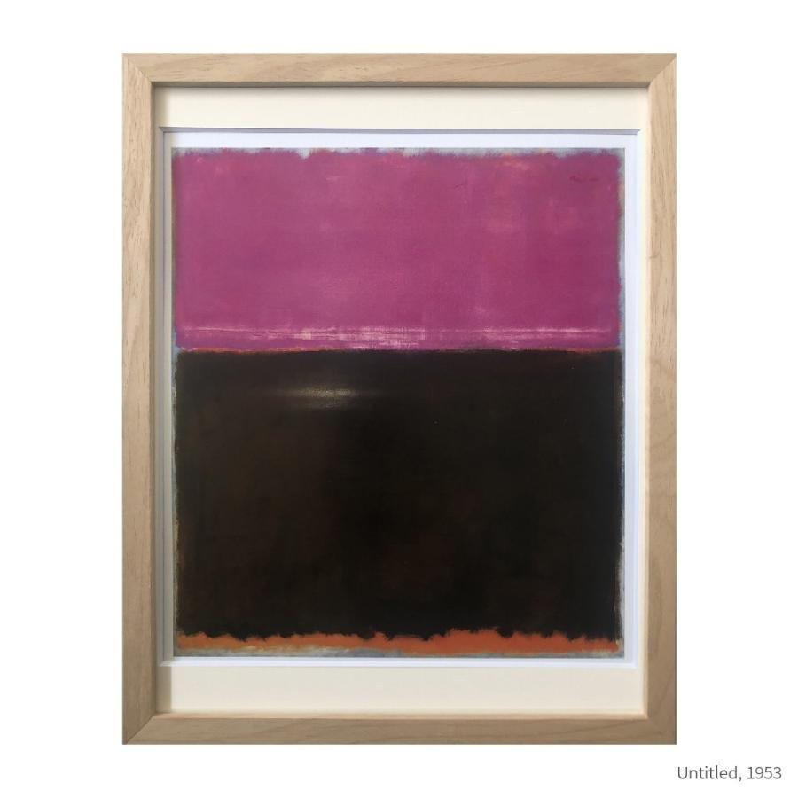 No.3, 1967 マーク・ロスコ アートポスター 天然木 フレーム