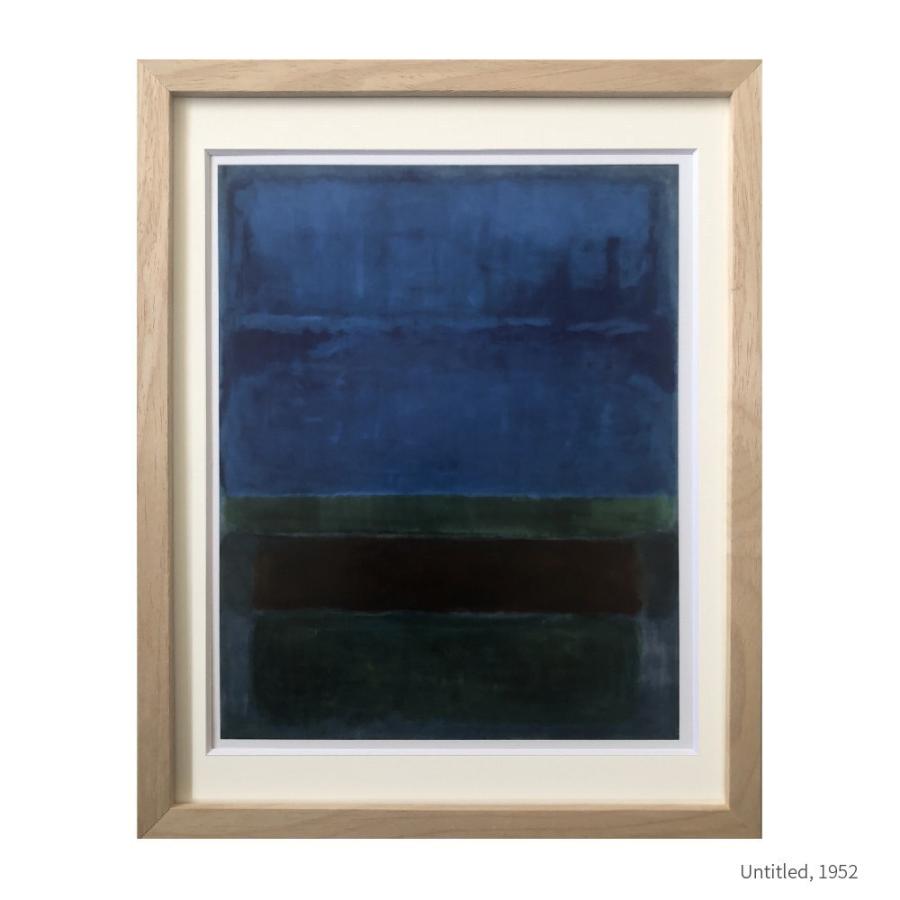 No.3, 1967 マーク・ロスコ アートポスター 天然木 フレーム