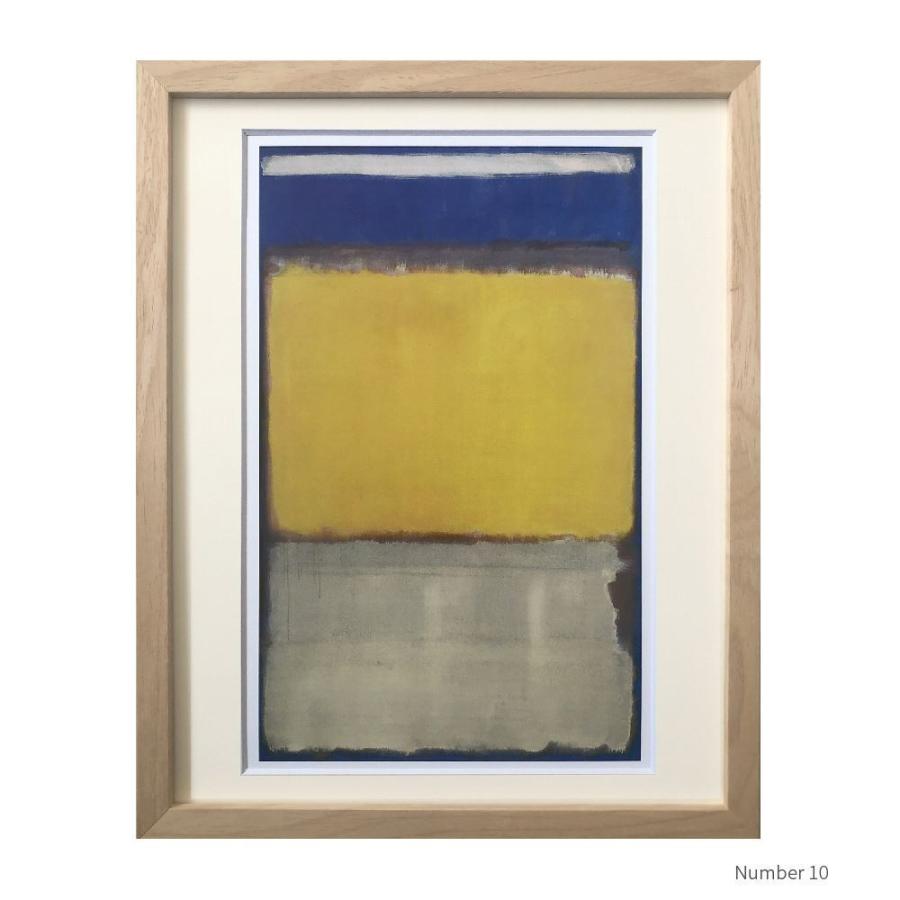 No.3, 1967 マーク・ロスコ アートポスター 天然木 フレーム 30.5×38cm
