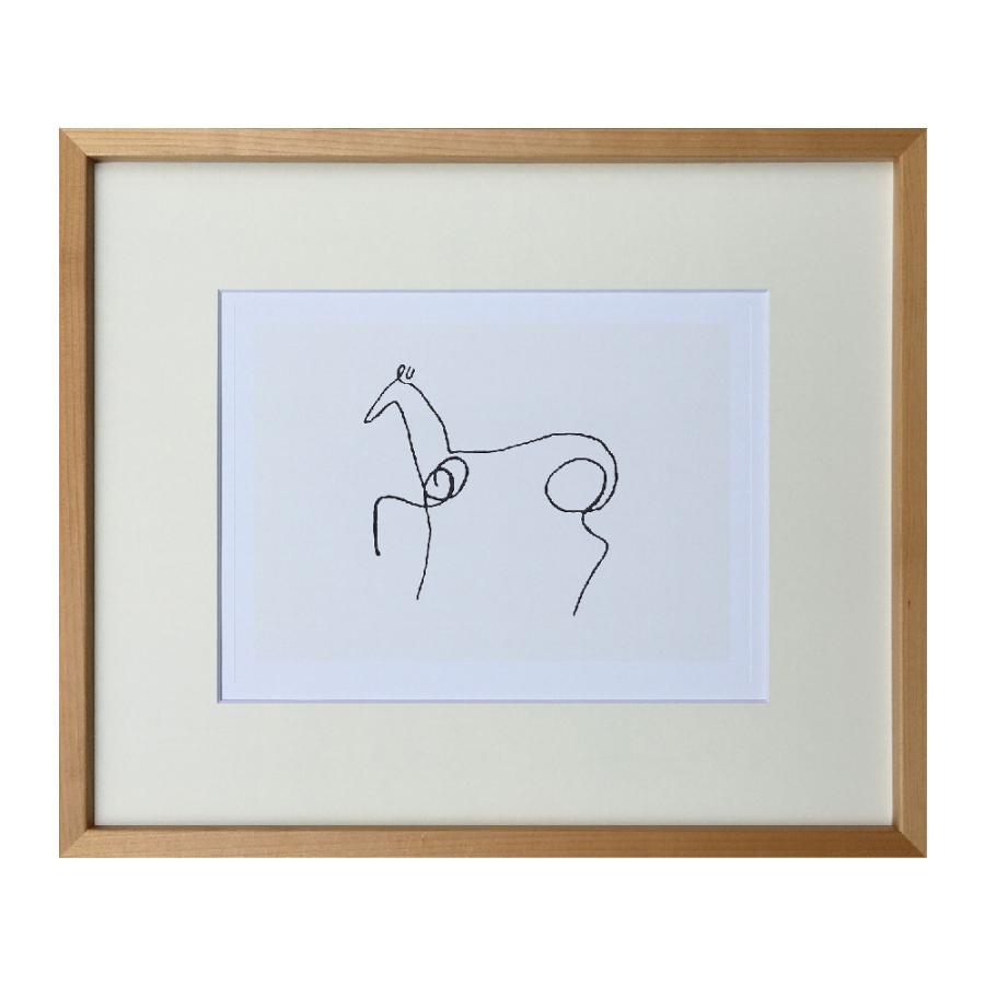 Le cheval 馬 ピカソ ポスター アートフレーム 絵画 インテリア