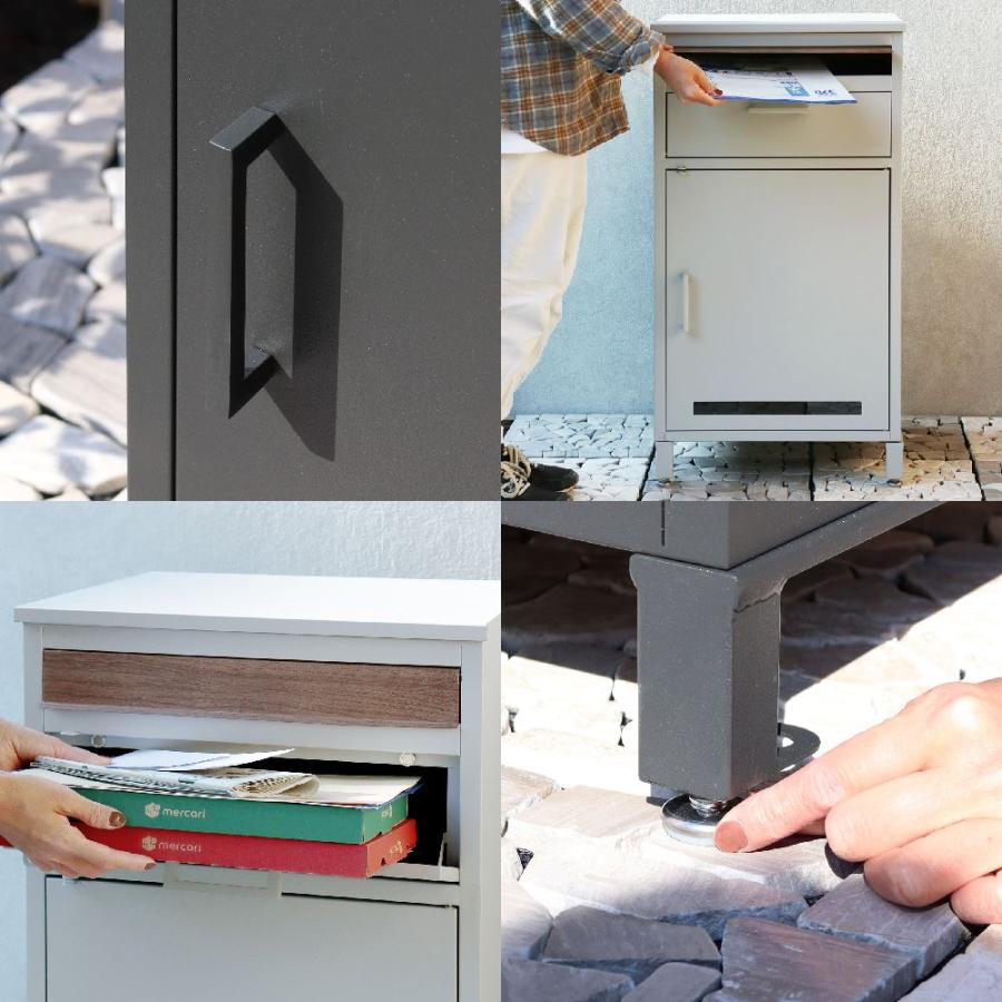 Jake delivery box ジェイク 宅配ボックス ポスト W45×D41.5×H85cm