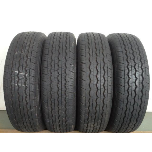 L15208-ブリヂストン RD-613 STEEL 195/70R15 106/104L 中古 9.9分山 4本セット サマータイヤ