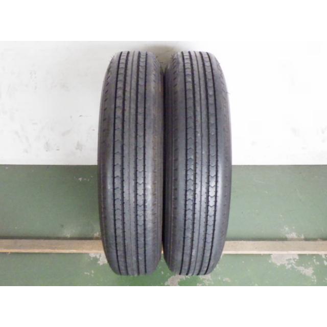 225/80R17.5 123/122L ダンロップ SP110 中古 2本セット サマータイヤ 