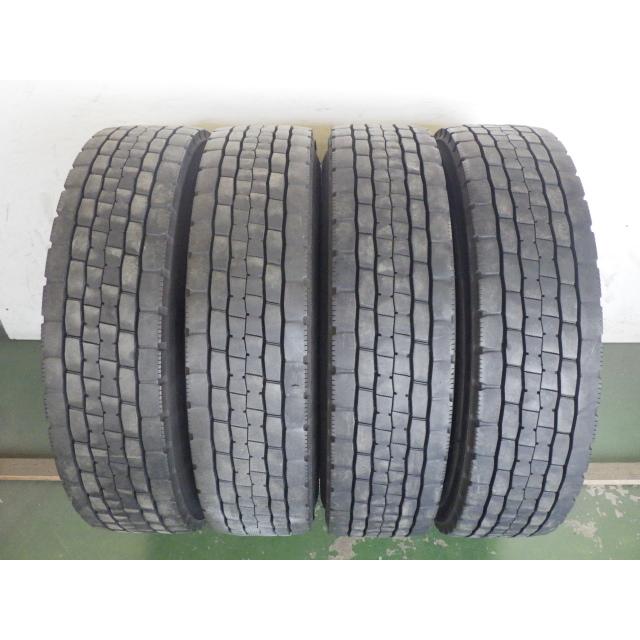 L16387-ダンロップ SP680 225/80R17.5 123/122L 中古 7分山 4本セット 