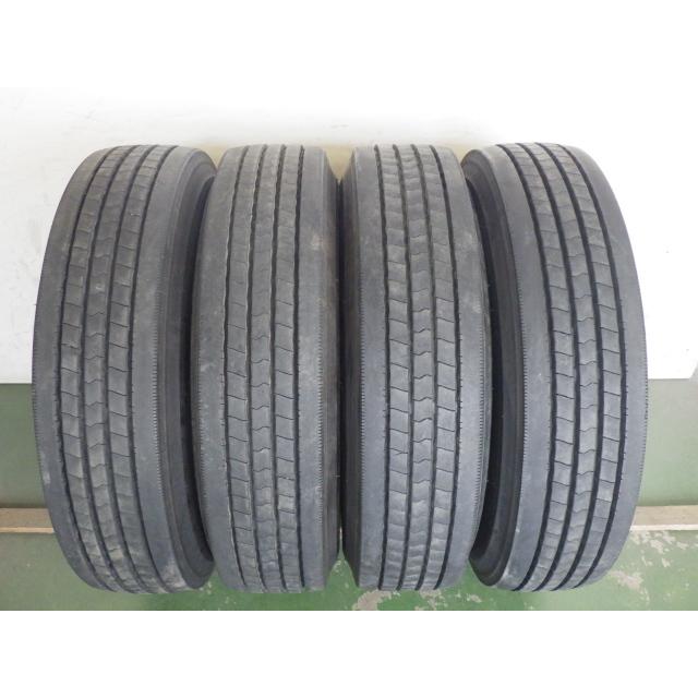 L16441-ダンロップ SP122 225/80R17.5 123/122L 中古 7分山 4本セット 