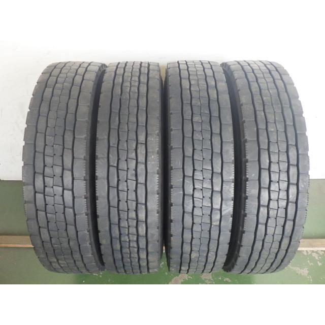 DUNLOP 225/80R17.5 123/122L ダンロップ SP680 中古 7分山 4本セット 