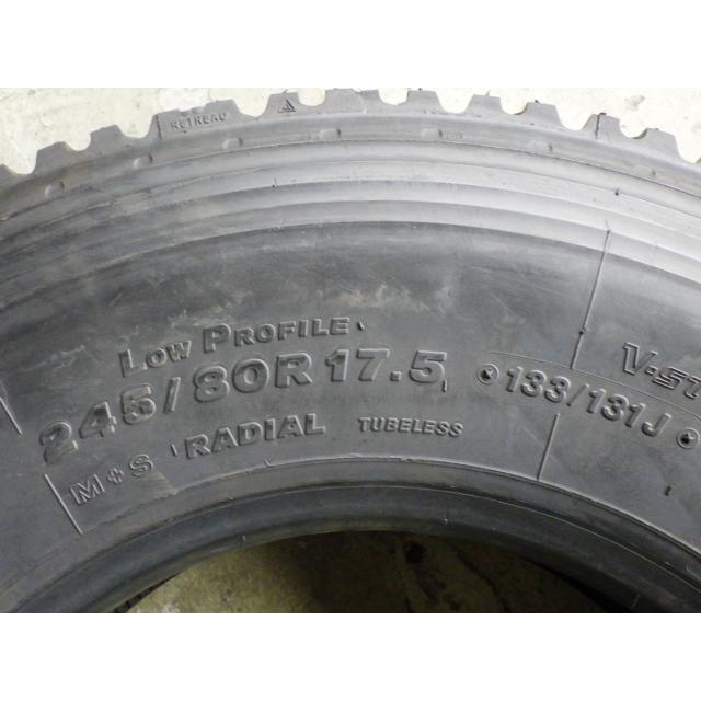245/80R17.5 133/131J 未走行再生 2本セット オールシーズンタイヤ 