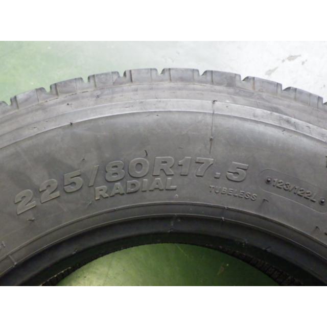 BRIDGESTONE（ブリヂストン） 225/80R17.5 123/122L G588 中古 8分山 2