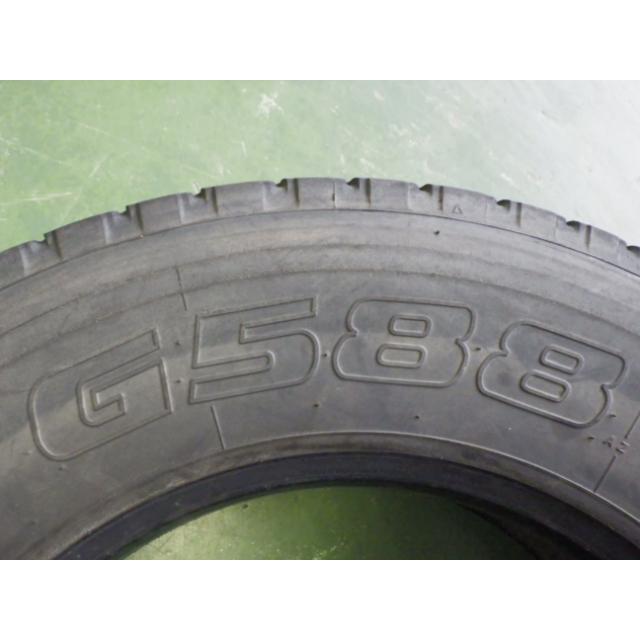 北海道◆ブリジストン◆G588◆225/80R17.5◆夏用2本◆2014年 BRIDGESTONE（ブリヂストン） 225/80R17.5 123/122L G588 中古 8分山 2