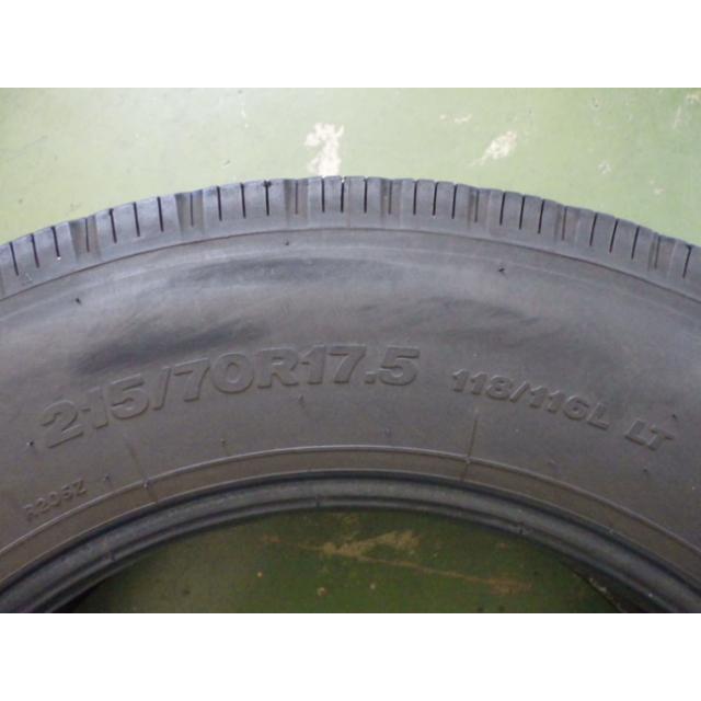 BRIDGESTONE 215/70R17.5 118/116L ブリヂストン R205 中古 8分山 2本セット サマータイヤ 2017年製 ...