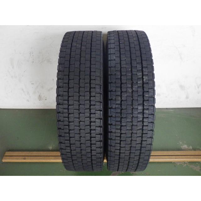225/80R17.5 123/122L ダンロップ SP001 中古 2本セット スタッドレス 