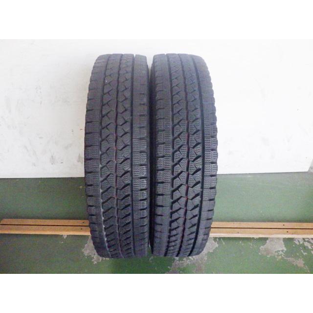 195/85R16 114/112L ブリヂストン W979 中古 8分山 2本セット 