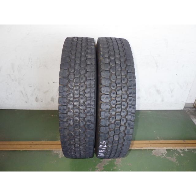 205/80R17.5 120/118L 冬 中古再生 2本セット スタッドレスタイヤ 205 