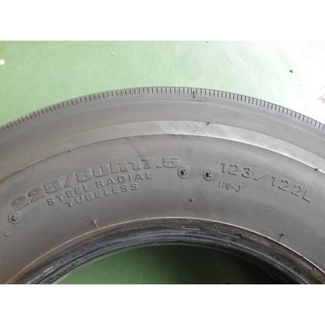 DUNLOP（ダンロップ） 225/80R17.5 123/122L 夏 DECTES SP122 中古 4本