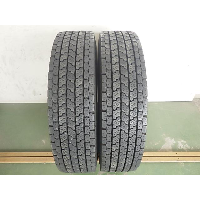 225/80R17.5 123/122L YTR 冬 902ZE 中古再生 2本セット スタッドレス 