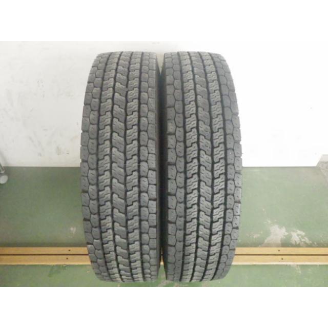 225/80R17.5 123/122L YTR 冬 902ZE 中古再生 2本セット スタッドレス 