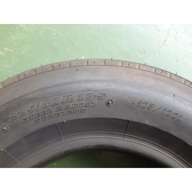 DUNLOP（ダンロップ） 225/80R17.5 123/122L 夏 SP110 中古 9.9分山 4 