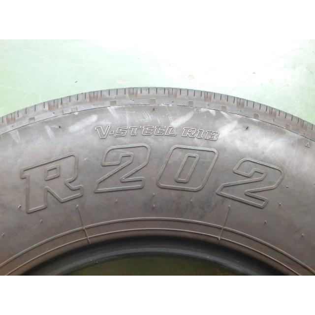 ブリヂストン V-STEEL RIB R202 195/85R15 113/111L LT 4本 7～8分溝