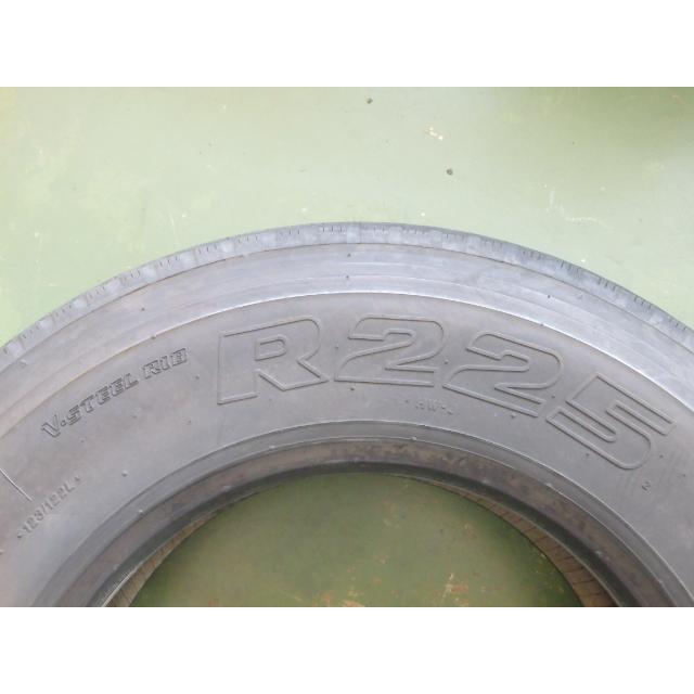 BRIDGESTONE（ブリヂストン） 225/80R17.5 123/122L 夏 R225 中古 7分