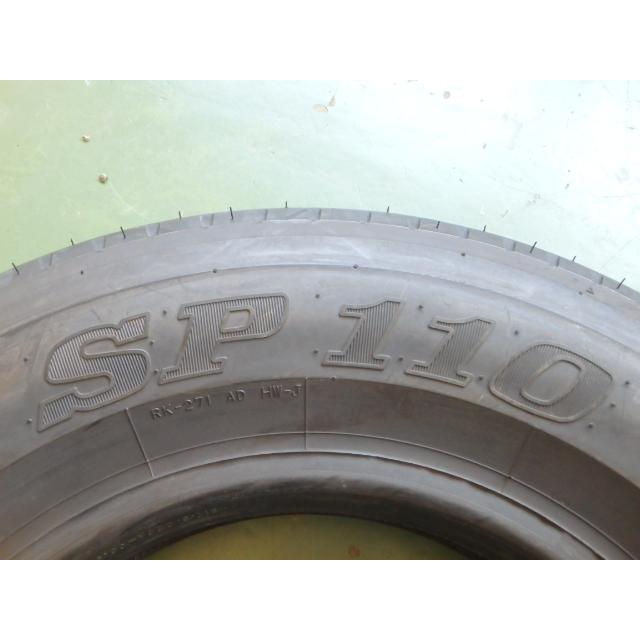 DUNLOP（ダンロップ） 225/80R17.5 123/122L 夏 SP110 中古 9.9分山 4 