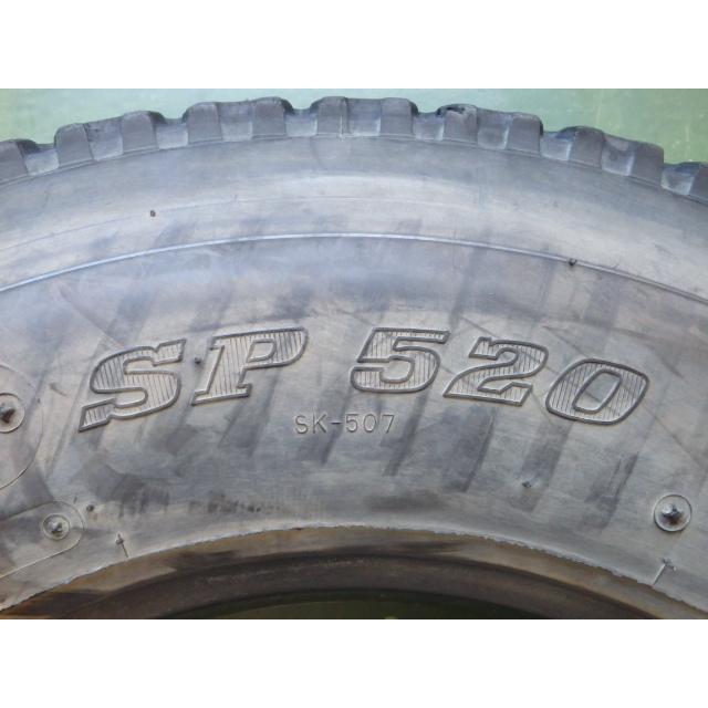 DUNLOP（ダンロップ） 225/80R17.5 123/122L 夏 SP520 F 中古 9分山 2