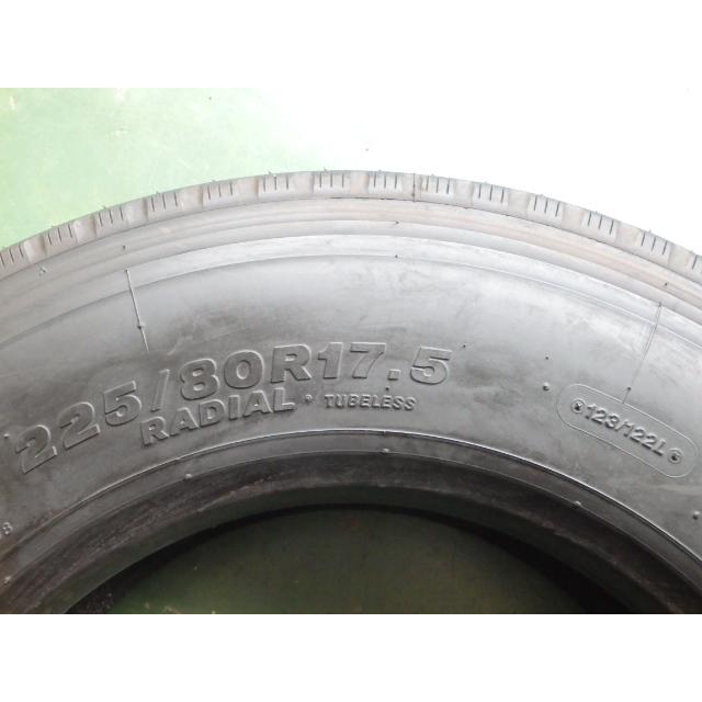 BRIDGESTONE（ブリヂストン） 225/80R17.5 123/122L 夏 R225 中古 9.9 
