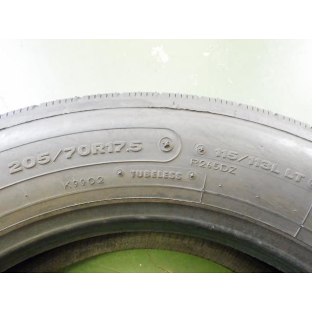 最終値下げ ほぼ新品ブリヂストンVSTEELRIB265 205/70R17.5 BRIDGESTONE（ブリヂストン） 205/70R17.5 115/113L 夏 V-STEEL RIB