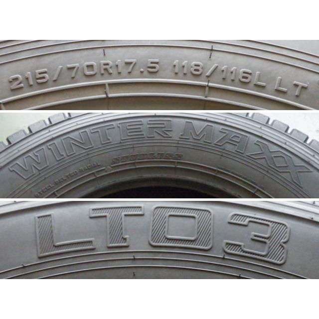 DUNLOP（ダンロップ） 215/70R17.5 118/116L 冬 WM LT03 中古 7分山 4 