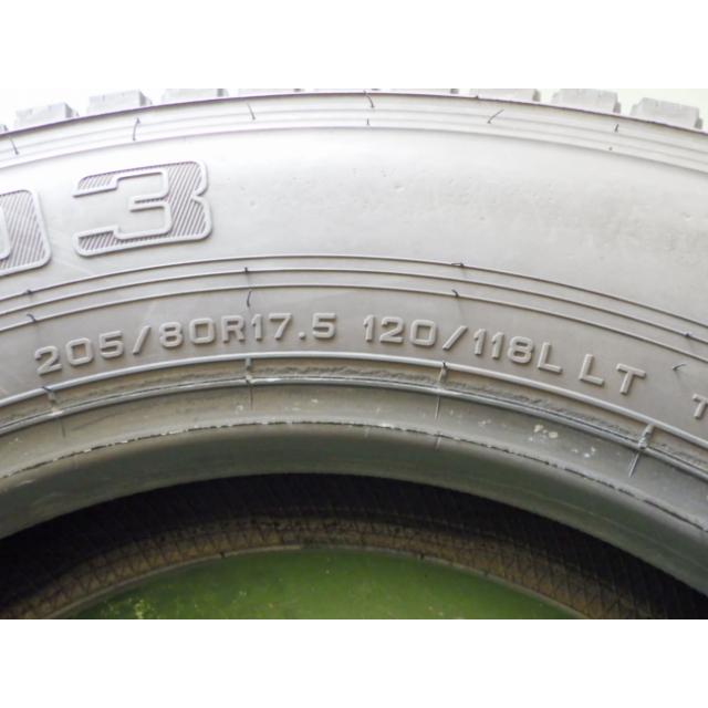 DUNLOP（ダンロップ） 205/80R17.5 120/118L 冬 WINTERMAXX LT03 中古 