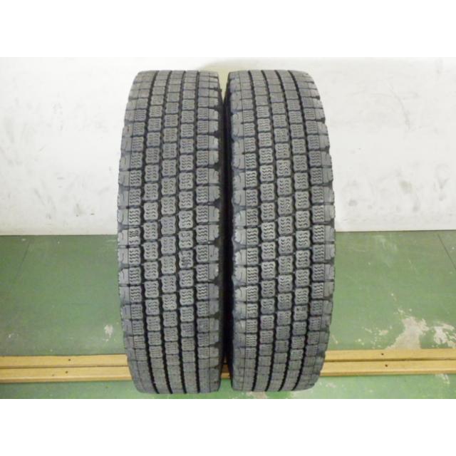 225/80R17.5 123/122L BRM 冬 W910 中古再生 2本セット スタッドレス 