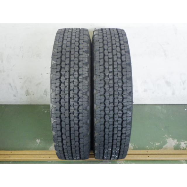 225/80R17.5 123/122L HRT 冬 中古再生 7分山 2本セット スタッドレス 