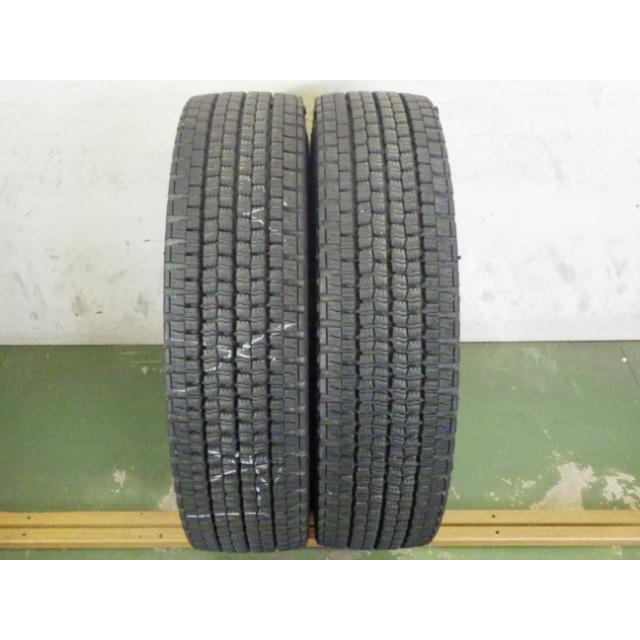 225/80R17.5 123/122L DSR 冬 SP001R 中古再生 8分山 2本セット 