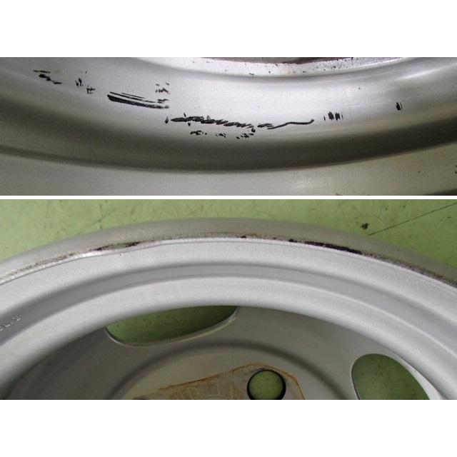 17.5×5.25 PCD:208 5穴 +115 TOPY DUA 新車外し 4本セット スチール
